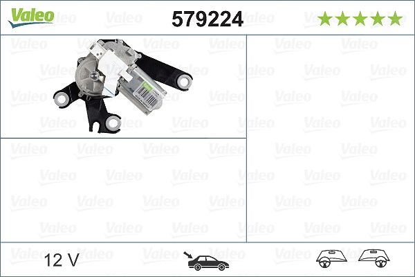 Valeo Wischermotor [Hersteller-Nr. 579224] für Peugeot