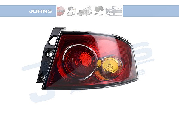 Johns Heckleuchte außen, Blinker gelb, ohne Lampenträger [Hersteller-Nr. 671588-1] für Seat