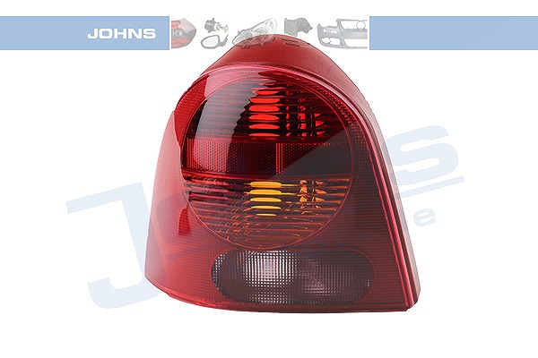 Johns Heckleuchte rot ohne Lampenträger [Hersteller-Nr. 600387-3] für Renault