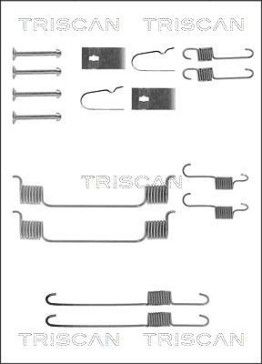 Triscan Zubehörsatz, Bremsbacken [Hersteller-Nr. 8105502554] für Mazda