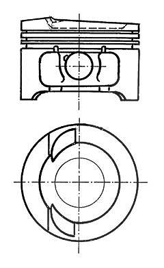 Kolbenschmidt Kolben [Hersteller-Nr. 91033620] für Seat, Mercedes-Benz, Ford, VW