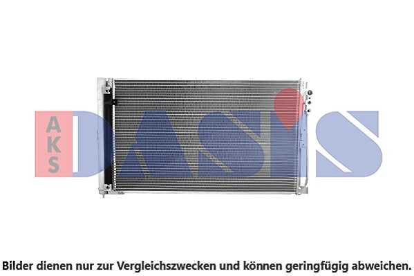 Aks Dasis Kondensator, Klimaanlage [Hersteller-Nr. 072069N] für Infiniti