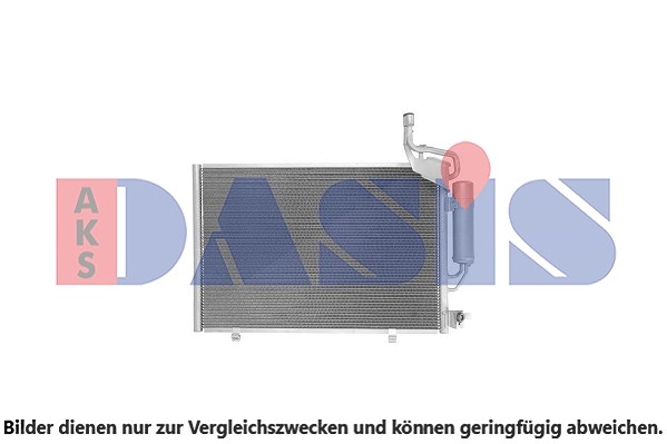 Aks Dasis Kondensator, Klimaanlage [Hersteller-Nr. 092077N] für Ford