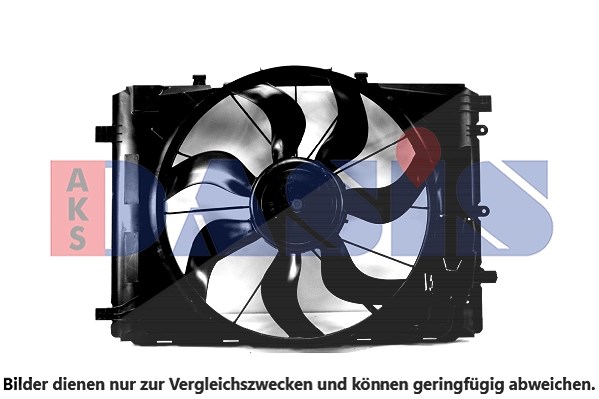 Aks Dasis Lüfter, Motorkühlung [Hersteller-Nr. 128196N] für Mercedes-Benz