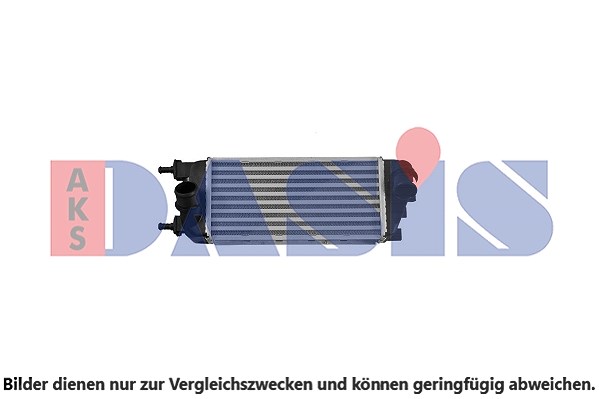 Aks Dasis Ladeluftkühler [Hersteller-Nr. 087033N] für Fiat