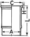 Kolbenschmidt Zylinderlaufbuchse [Hersteller-Nr. 88524110] für Peugeot