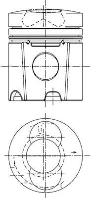 Kolbenschmidt Kolben [Hersteller-Nr. 94653600]