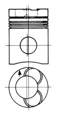 Kolbenschmidt Kolben [Hersteller-Nr. 91360600]