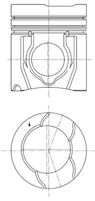 Kolbenschmidt Kolben [Hersteller-Nr. 40182600]