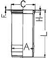 Kolbenschmidt Zylinderlaufbuchse [Hersteller-Nr. 88602110]