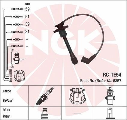 Ngk Zündleitungssatz [Hersteller-Nr. 5357]