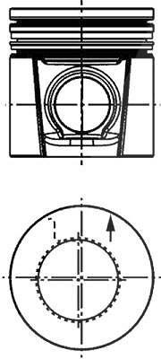 Kolbenschmidt Kolben [Hersteller-Nr. 40678600]