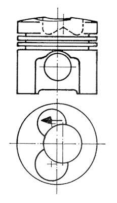 Kolbenschmidt Kolben [Hersteller-Nr. 93472600]