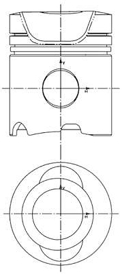 Kolbenschmidt Kolben [Hersteller-Nr. 99747600]