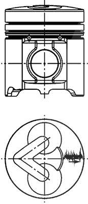 Kolbenschmidt Kolben [Hersteller-Nr. 40626600]