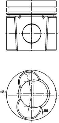 Kolbenschmidt Kolben [Hersteller-Nr. 99484600]