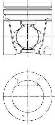 Kolbenschmidt Kolben [Hersteller-Nr. 41166600]