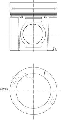 Kolbenschmidt Kolben [Hersteller-Nr. 40335600]
