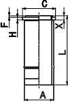 Kolbenschmidt Zylinderlaufbuchse [Hersteller-Nr. 89599110]