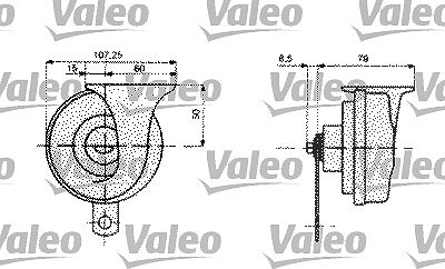 Valeo Horn [Hersteller-Nr. 479158]