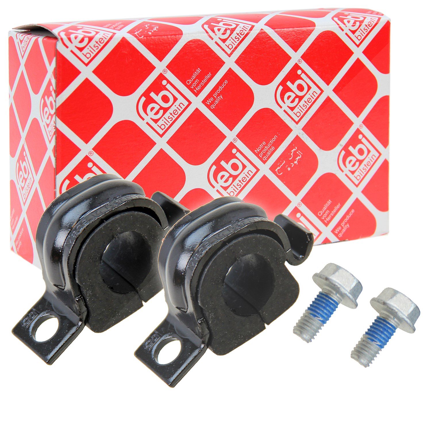 Febi Bilstein Satz Lagerung Stabilisator [Hersteller-Nr. 27318] für Skoda, Seat, VW, Audi