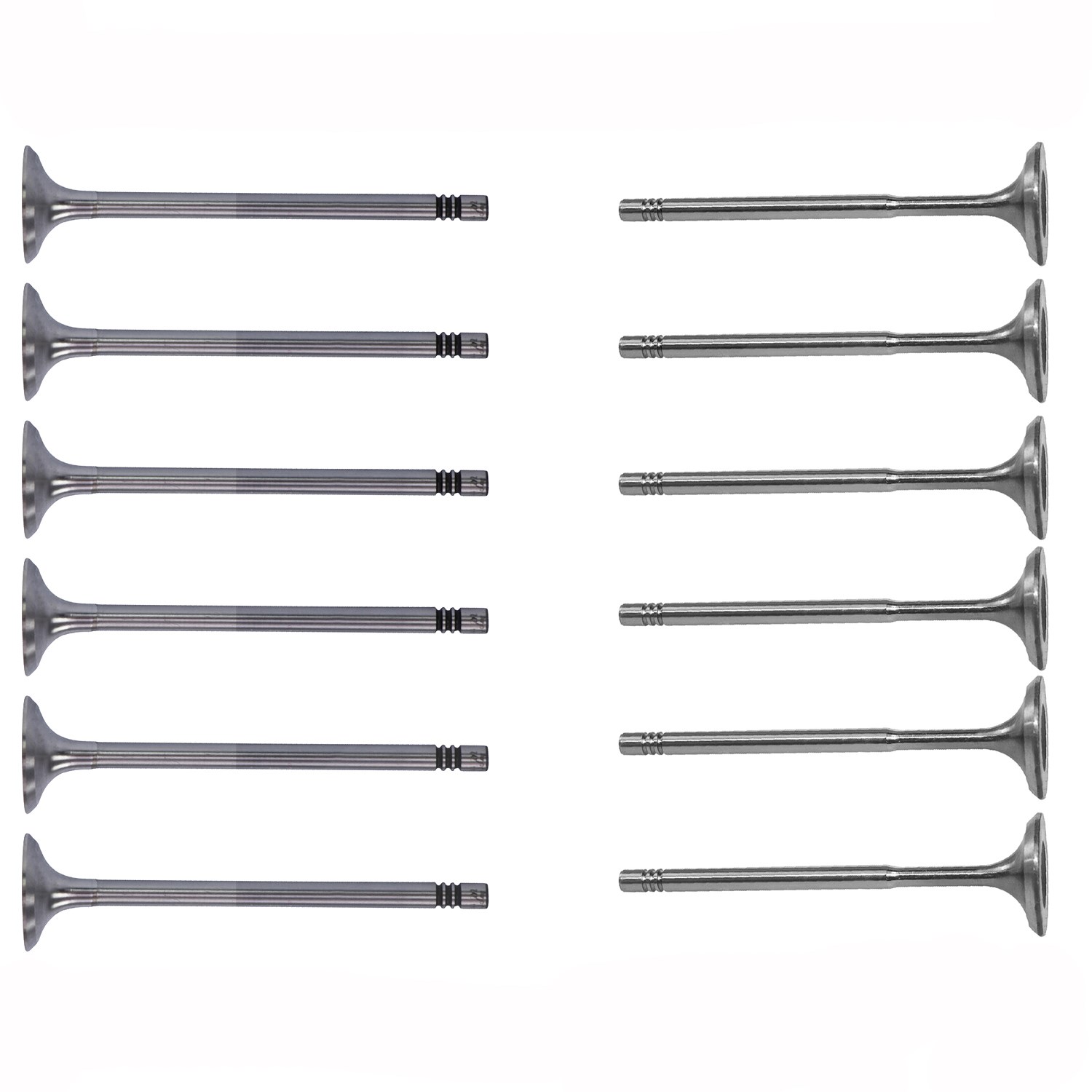 Bestprice 12 Ventile (6x Einlass 6x Auslass) [Hersteller-Nr. 30414854] für Skoda, VW, Seat