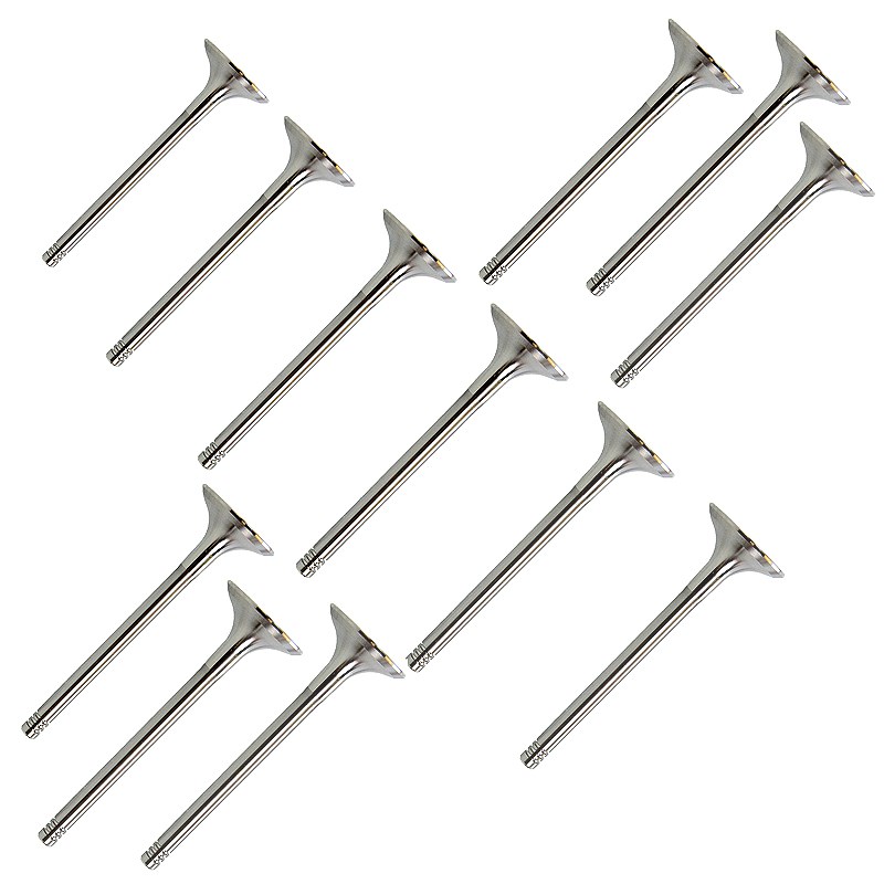 Bestprice 12x Auslaßventil [Hersteller-Nr. 30414856] für Opel, Saab