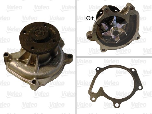 Valeo Wasserpumpe [Hersteller-Nr. 506708] für Daihatsu, Toyota