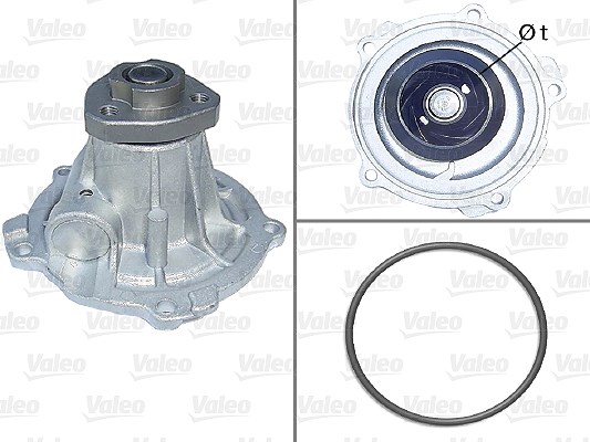 Valeo Wasserpumpe [Hersteller-Nr. 506513] für VW, Skoda, Audi, Seat