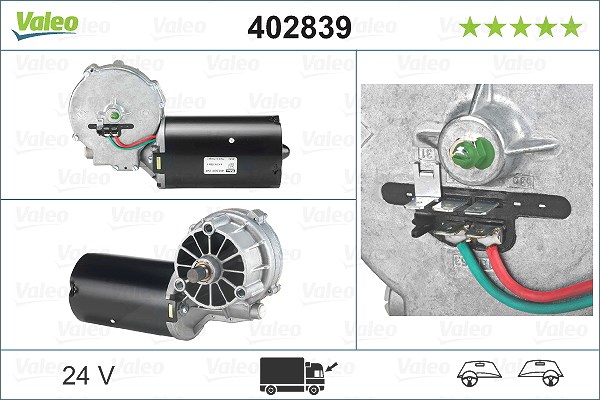 Valeo Wischermotor [Hersteller-Nr. 402839]