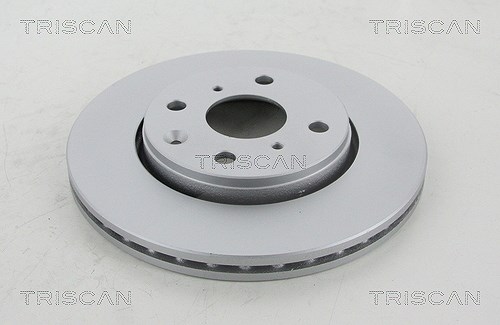 Triscan 1x Bremsscheibe Vorderachse Belüftet [Hersteller-Nr. 812010190C] für Peugeot, Citroën, Toyota