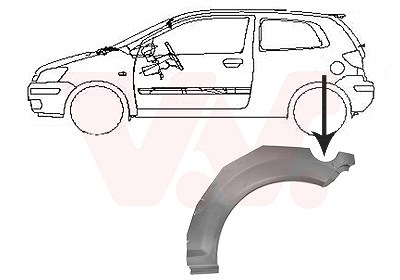 Van Wezel Seitenwand [Hersteller-Nr. 8251145] für Hyundai