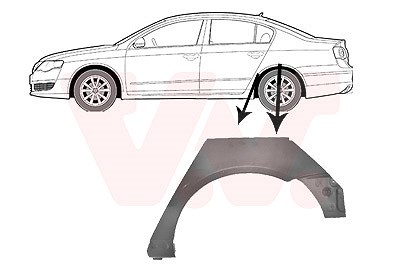 Van Wezel Seitenwand [Hersteller-Nr. 5839147] für VW