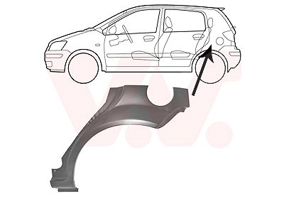 Van Wezel Seitenwand [Hersteller-Nr. 8251147] für Hyundai