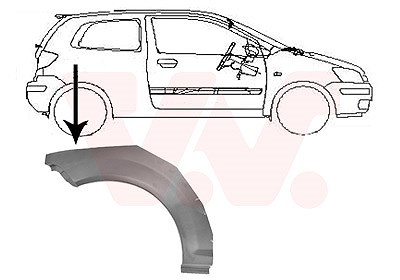 Van Wezel Seitenwand [Hersteller-Nr. 8251146] für Hyundai