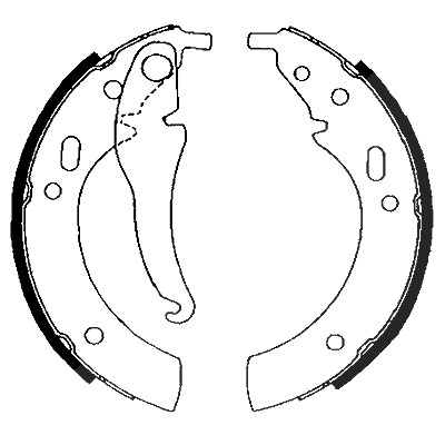 Hella Bremsbackensatz [Hersteller-Nr. 8DB355000-121] für BMW