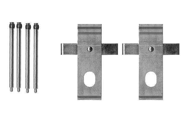 Hella Zubehörsatz, Scheibenbremsbelag [Hersteller-Nr. 8DZ355203-111] für BMW