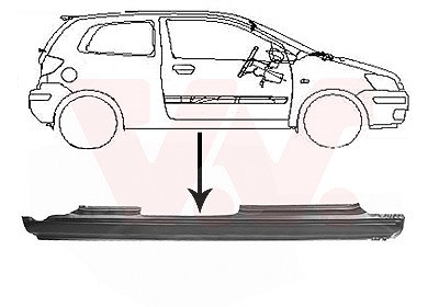 Van Wezel Einstiegblech [Hersteller-Nr. 8251104] für Hyundai