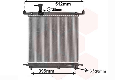 Van Wezel Kühler, Motorkühlung [Hersteller-Nr. 13012706] für Nissan