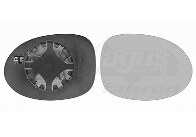Van Wezel Spiegelglas, Außenspiegel [Hersteller-Nr. 4343838] für Renault