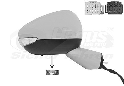 Van Wezel Außenspiegel [Hersteller-Nr. 0979816] für Citroën