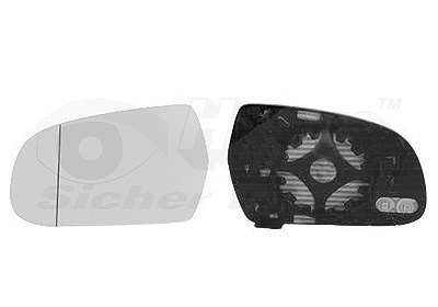 Van Wezel Spiegelglas, Außenspiegel [Hersteller-Nr. 0338837] für Audi