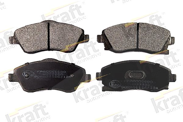Kraft Automotive Bremsbelagsatz, Scheibenbremse [Hersteller-Nr. 6001690] für Vauxhall, Opel