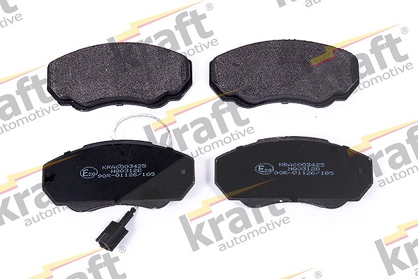 Kraft Automotive Bremsbelagsatz, Scheibenbremse [Hersteller-Nr. 6003425] für Peugeot, Citroën, Fiat