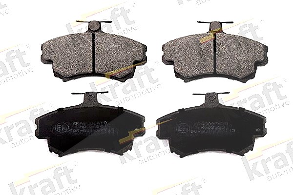 Kraft Automotive Bremsbelagsatz, Scheibenbremse [Hersteller-Nr. 6006410] für Mitsubishi, Volvo, Smart