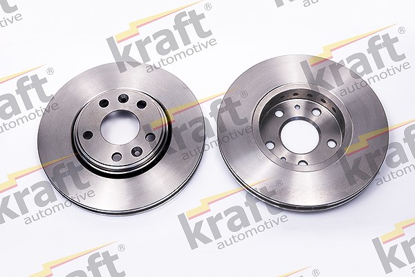 Kraft Automotive Bremsscheibe Vorderachse Belüftet [Hersteller-Nr. 6045462] für Renault