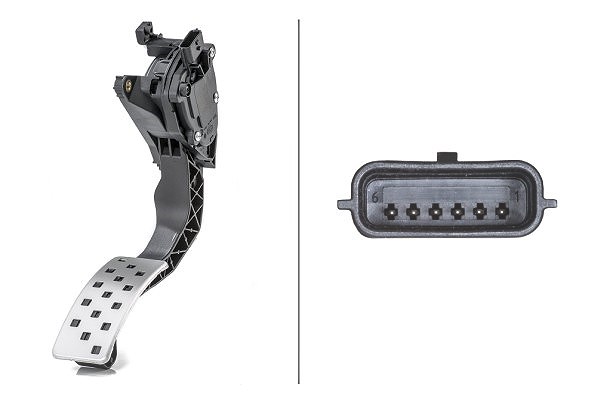 Hella Sensor, Fahrpedalstellung [Hersteller-Nr. 6PV009978-821] für Dacia