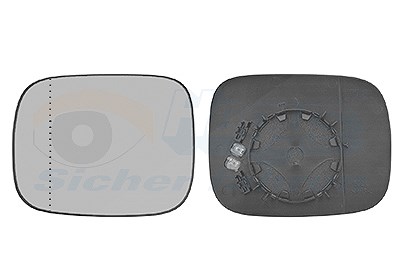Van Wezel Spiegelglas, Außenspiegel [Hersteller-Nr. 5938835] für Volvo