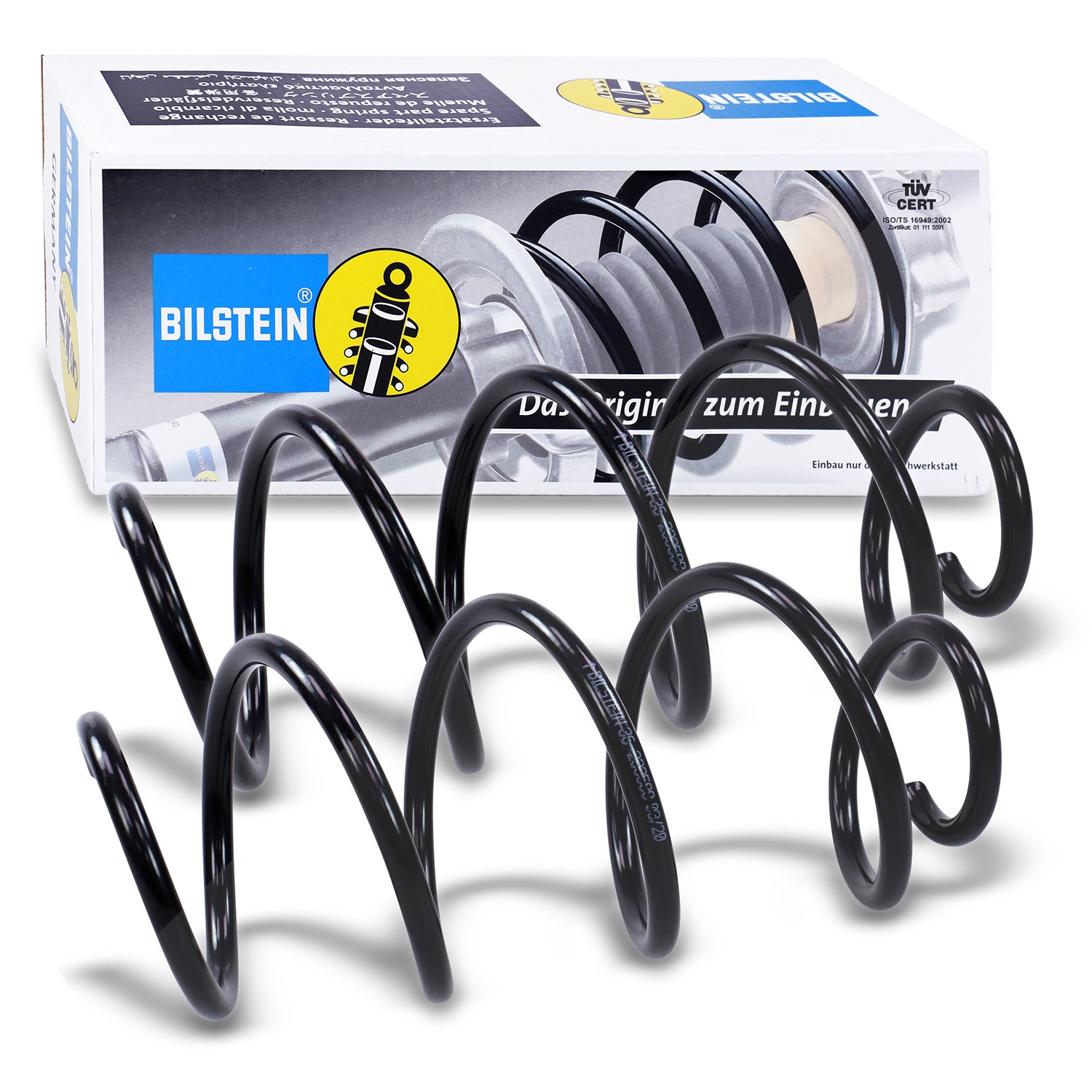 Bilstein 2x Fahrwerksfeder vorne [Hersteller-Nr. 36-233588] für Seat, Audi
