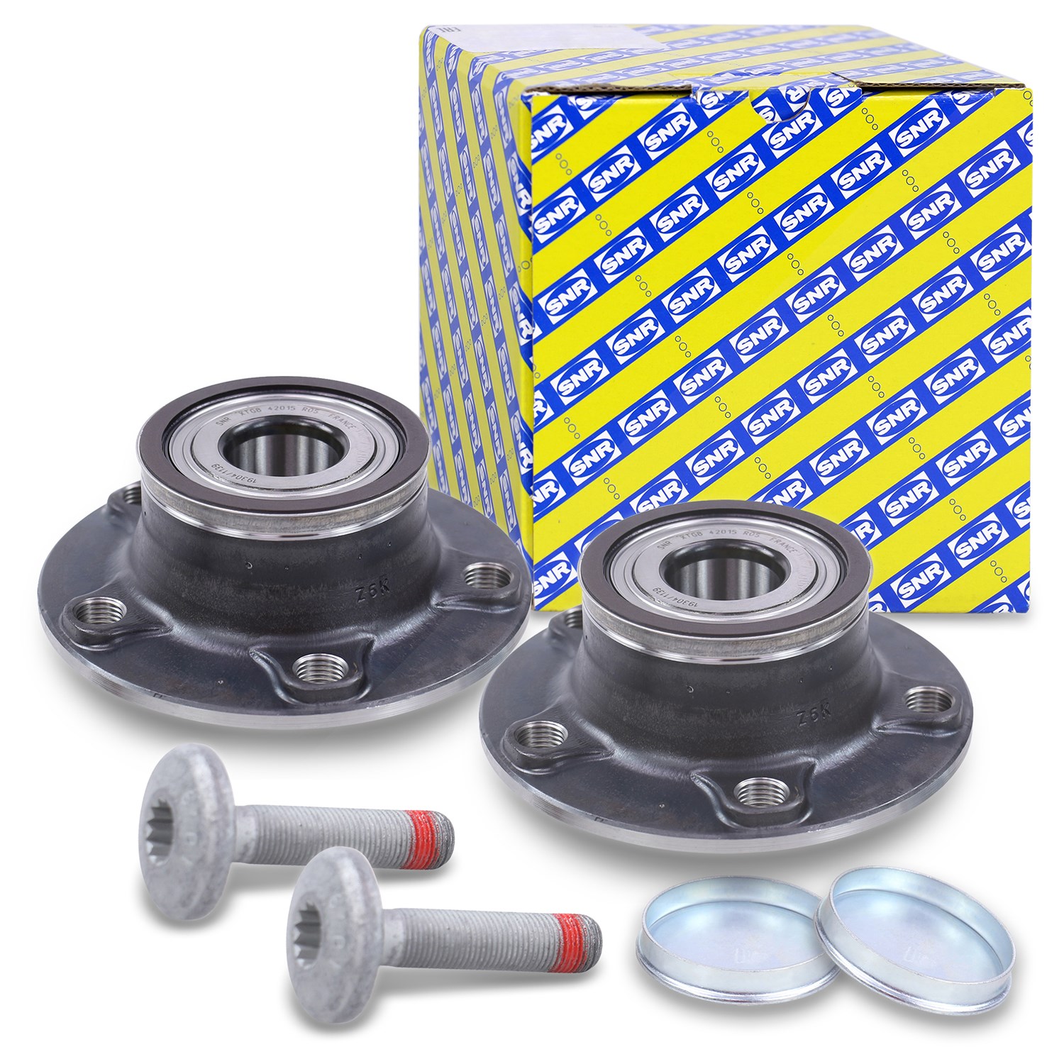Snr 2x Radlagersatz [Hersteller-Nr. R154.55] für VW, Seat, Audi, Skoda